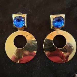 Large Doorknocker Earrings.